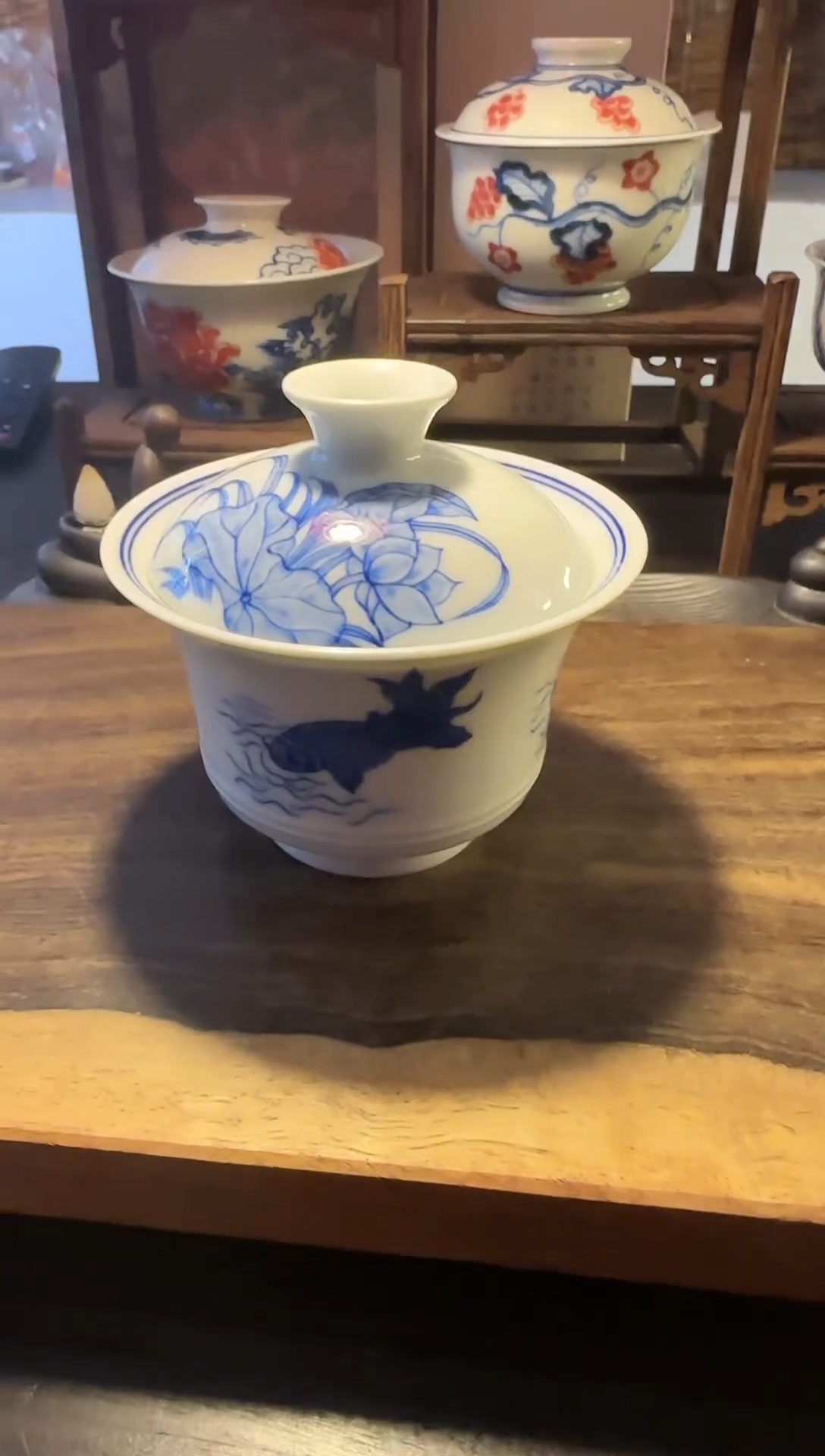 【闪购商品】景德镇高温手工手绘青花茶具