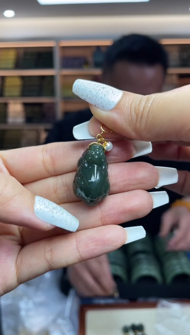 【闪购商品】和田玉`银S925镶嵌多样性发一件