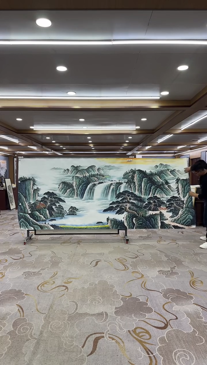 【闪购商品】绘画1邵明义-大丈二-山水国画