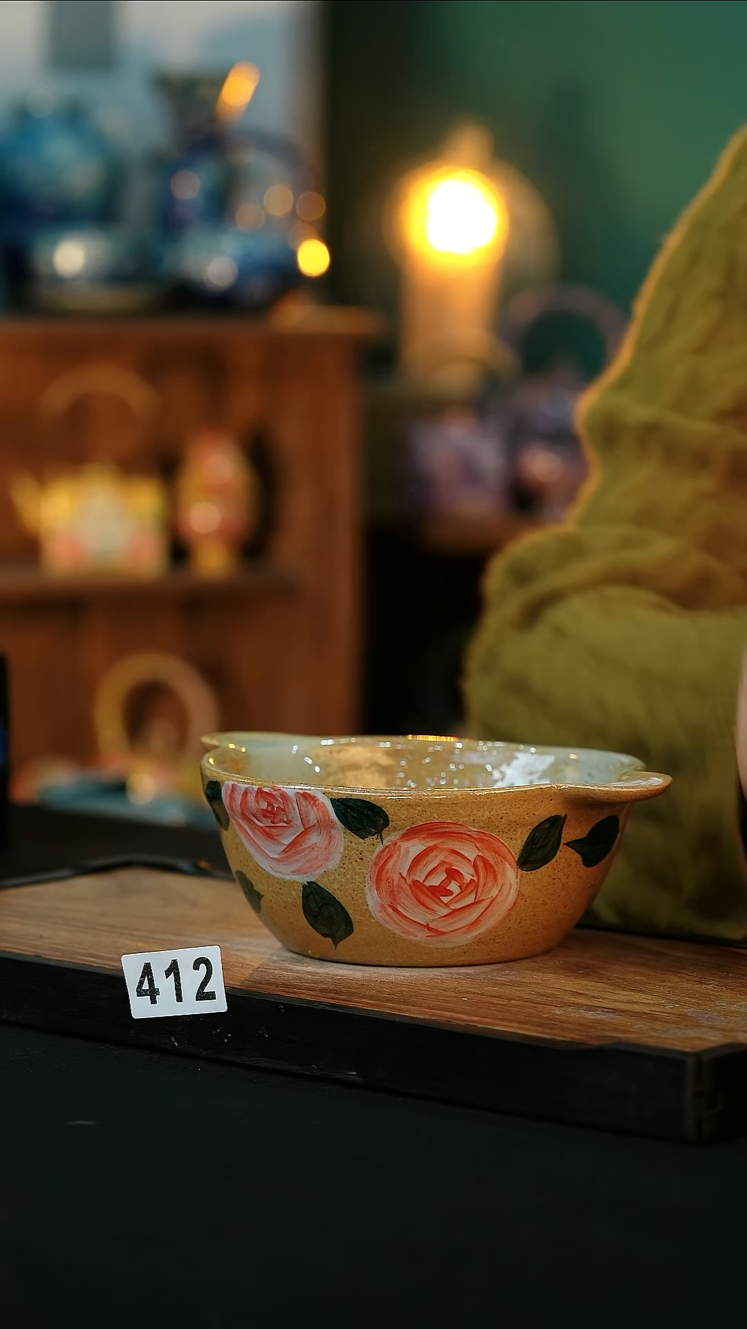 【闪购商品】杯手绘心瓷陶瓷浮力