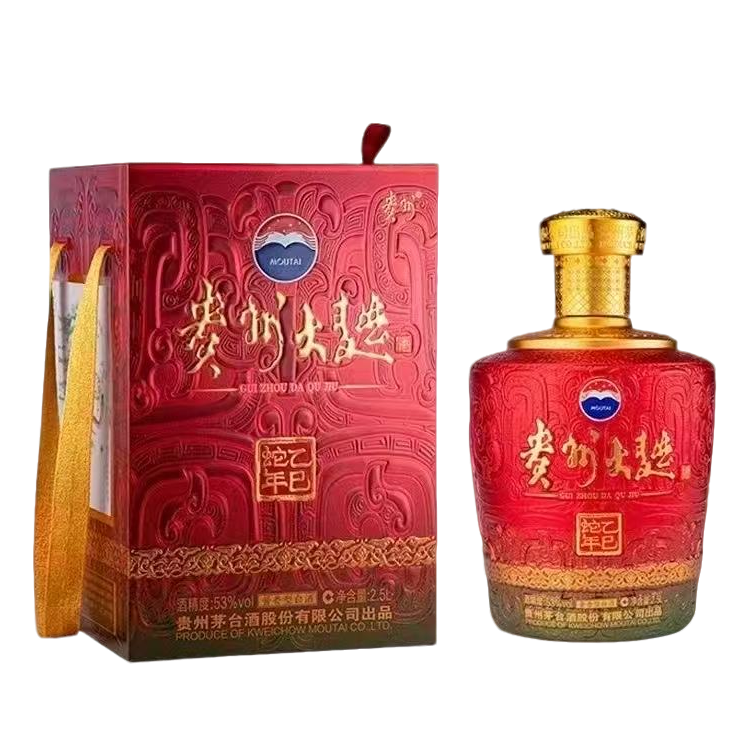KWEICHOW MOUTAI/贵州茅台贵州大曲生肖乙巳蛇年53度2.5L