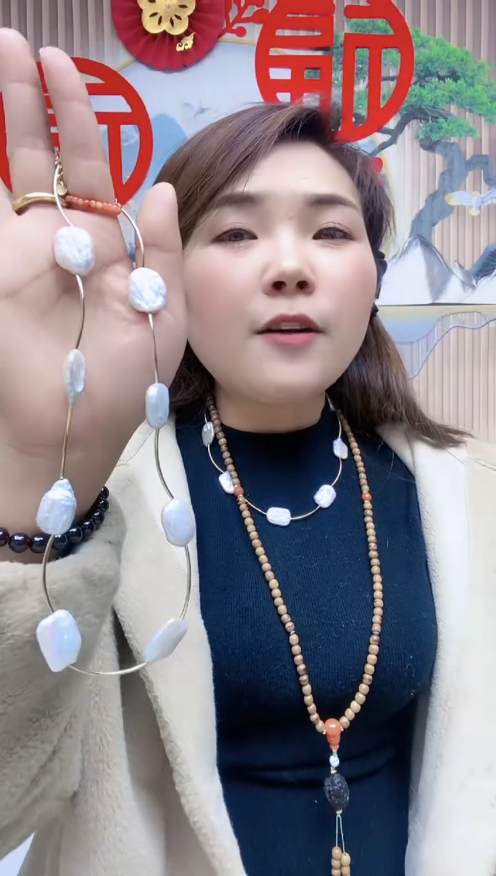 【闪购商品】淡水珍珠颈饰未镶嵌A12