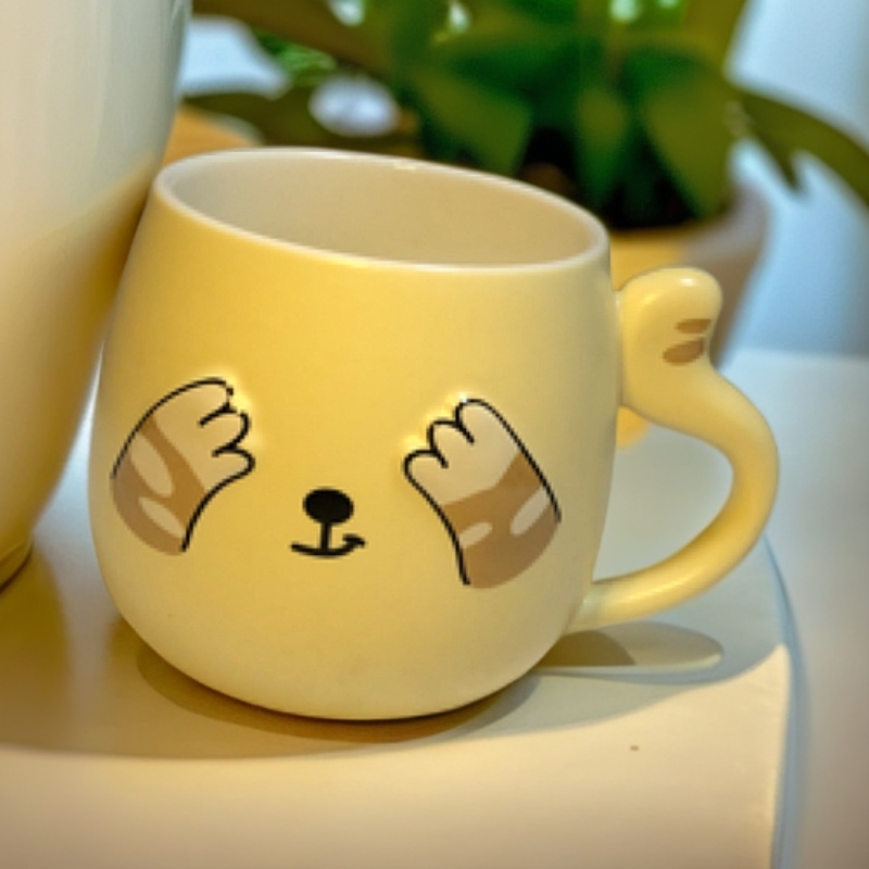 可爱卡通创意马克杯情侣水杯生日礼物高颜值实用