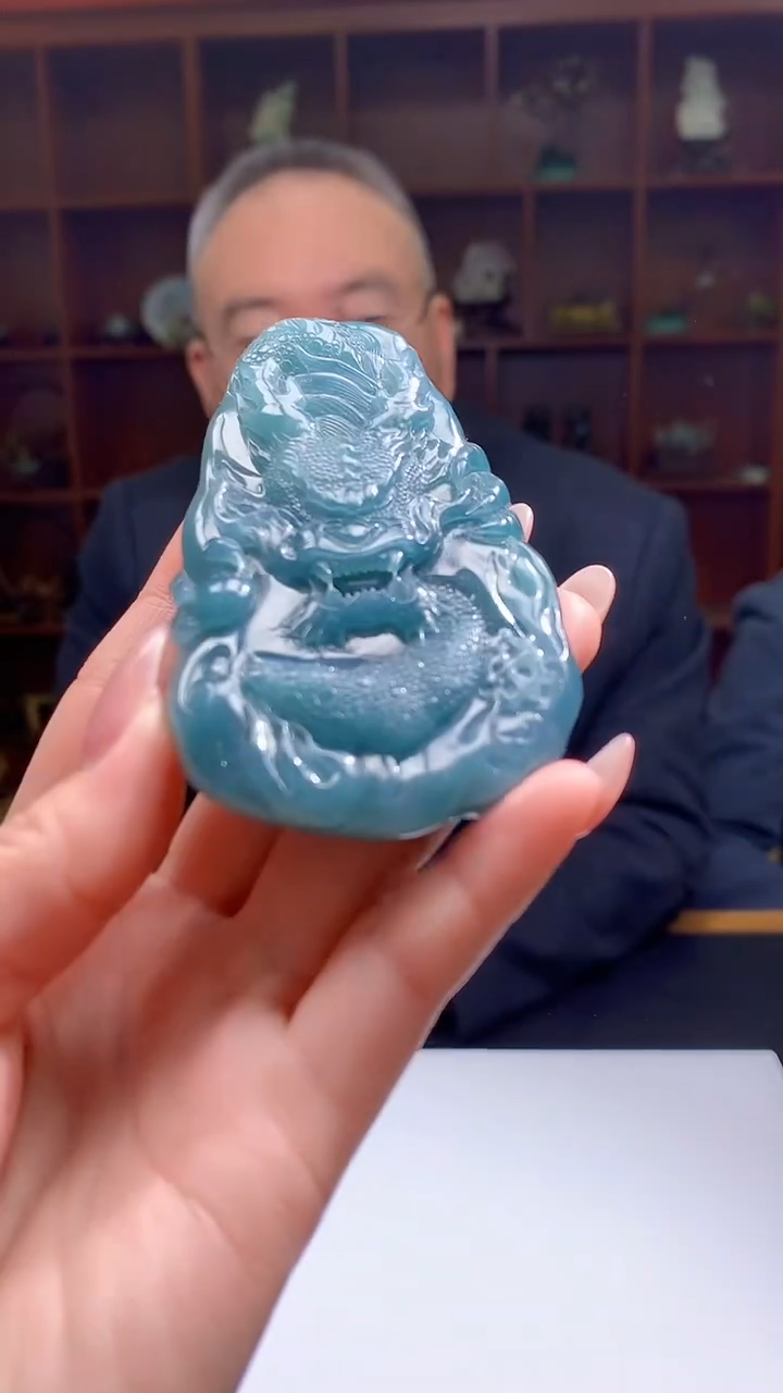 【闪购商品】定制翡翠未镶嵌8046jj-毛货挂件36