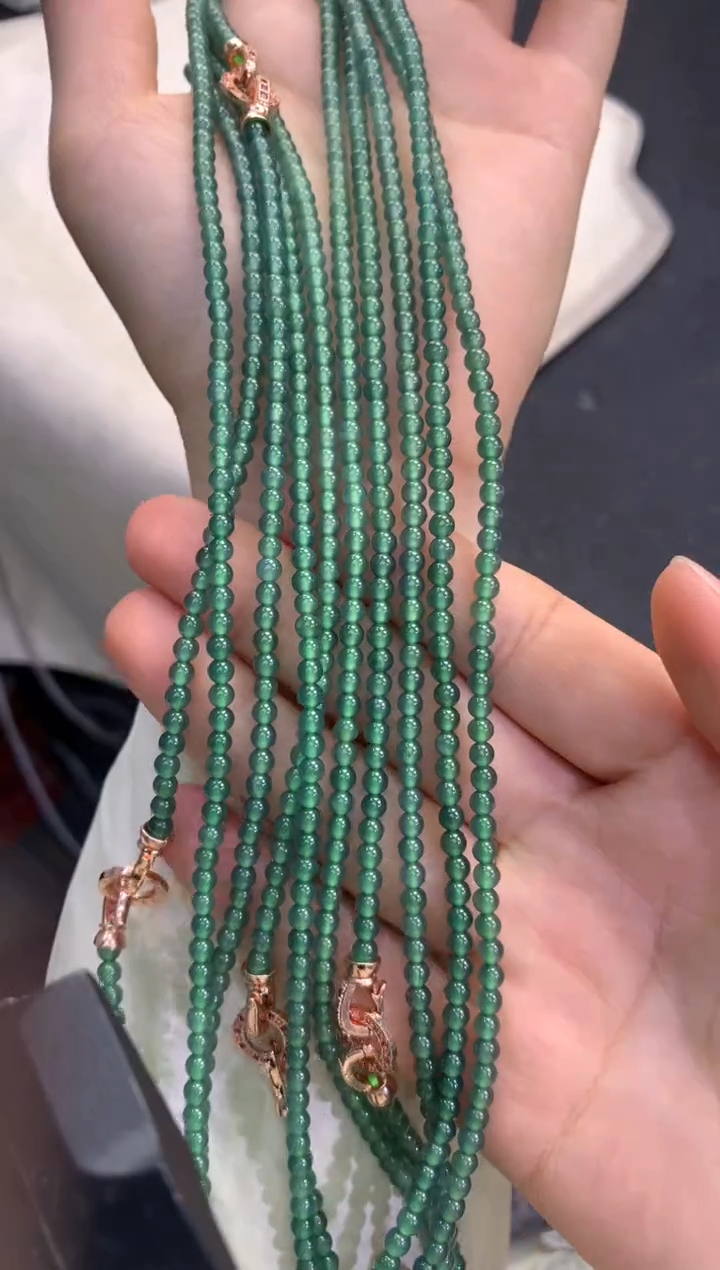 【闪购商品】翡翠颈饰未镶嵌FC402 翡翠项链 多样性发其一