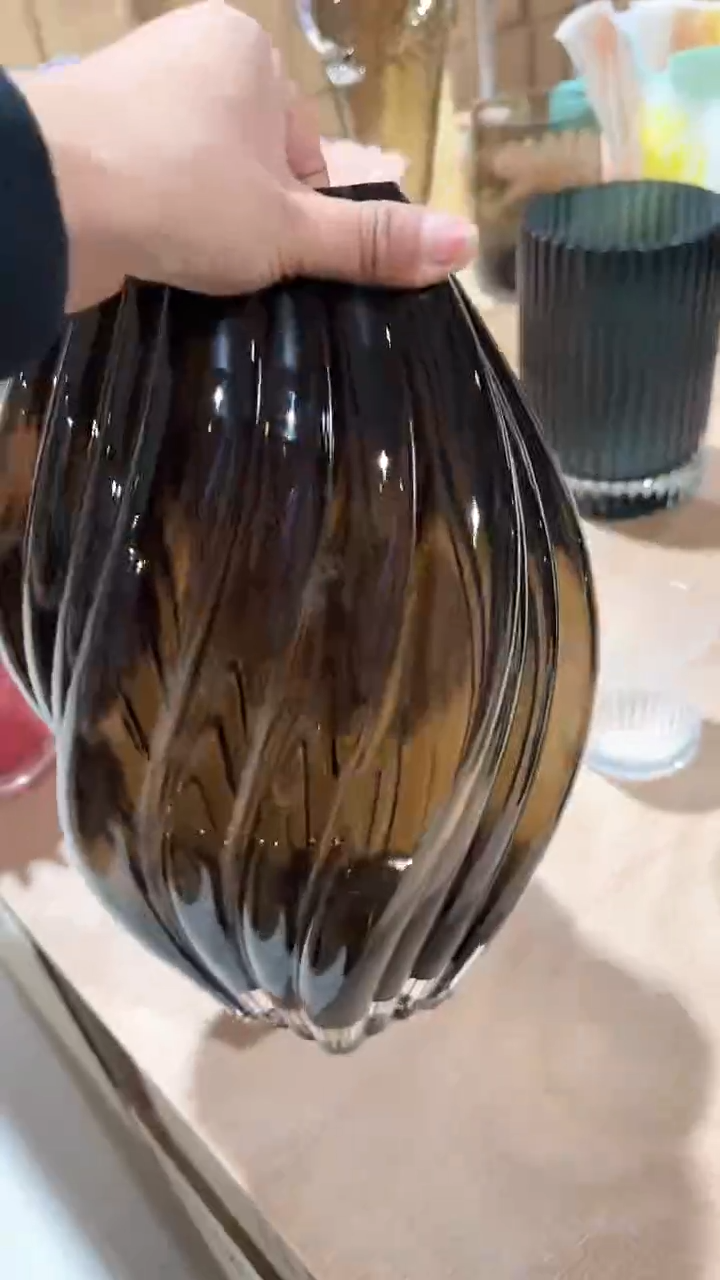 【闪购商品】玻璃咖色麦芽糖微瑕