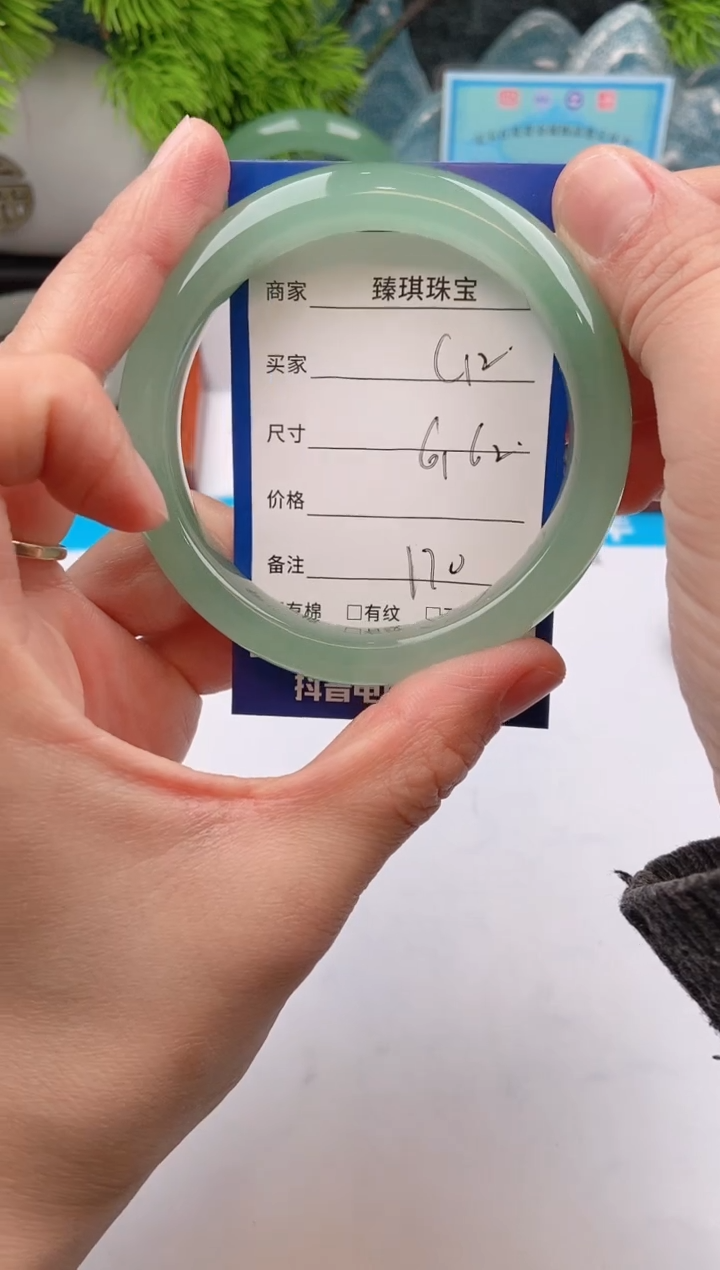 【闪购商品】石英质玉手镯未镶嵌c12东陵玉微色差