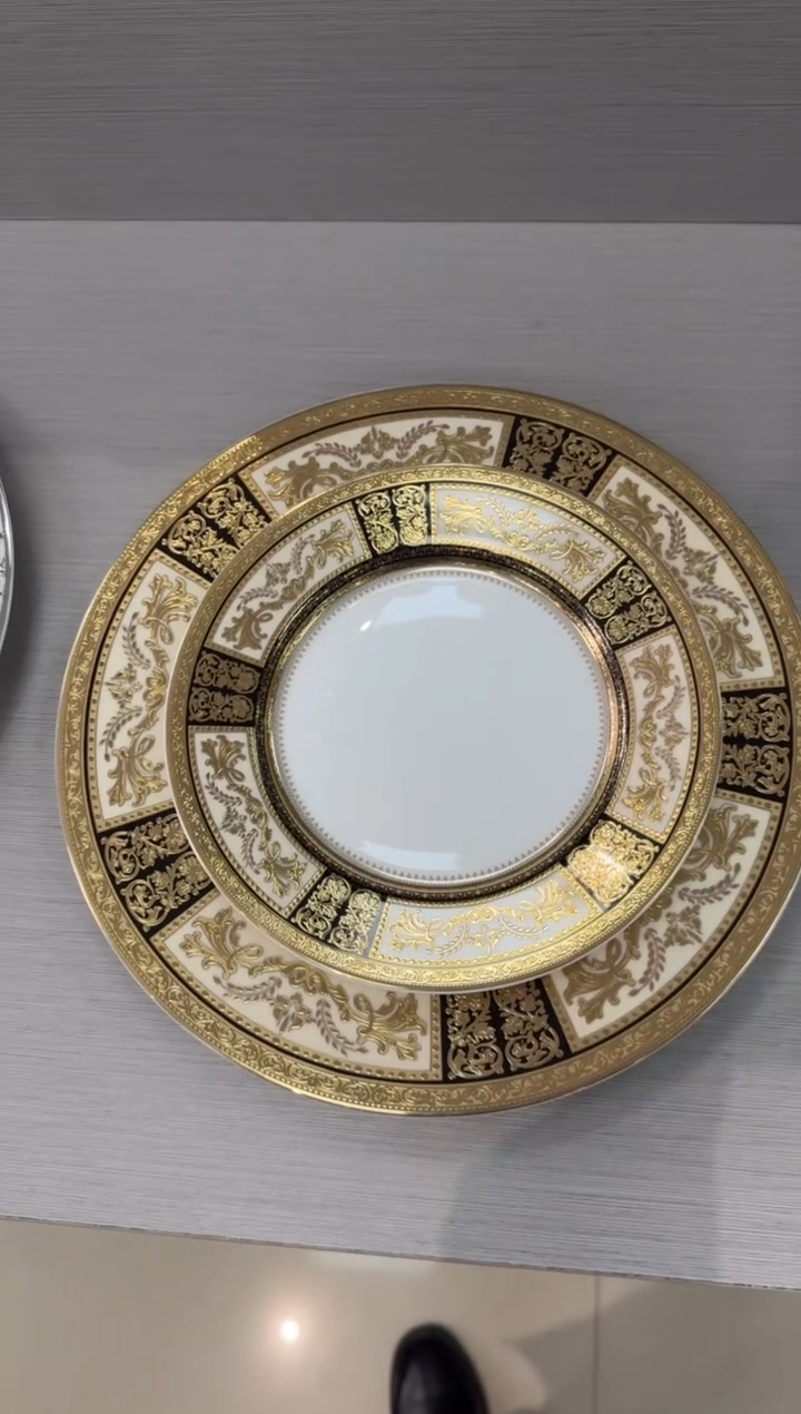 【闪购商品】瓷片10.5+7.5英寸大小盘 福利款