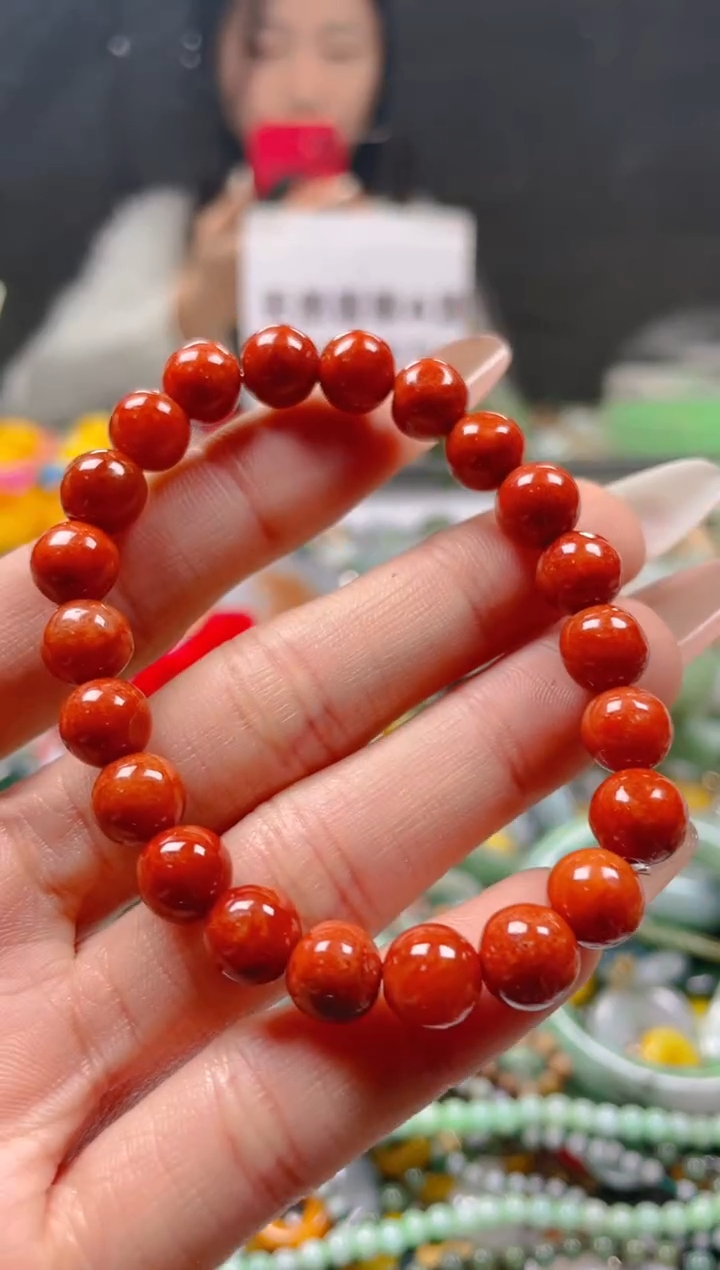 【闪购商品】翡翠颈饰未镶嵌7-8MM/P/翡翠A货一图一物