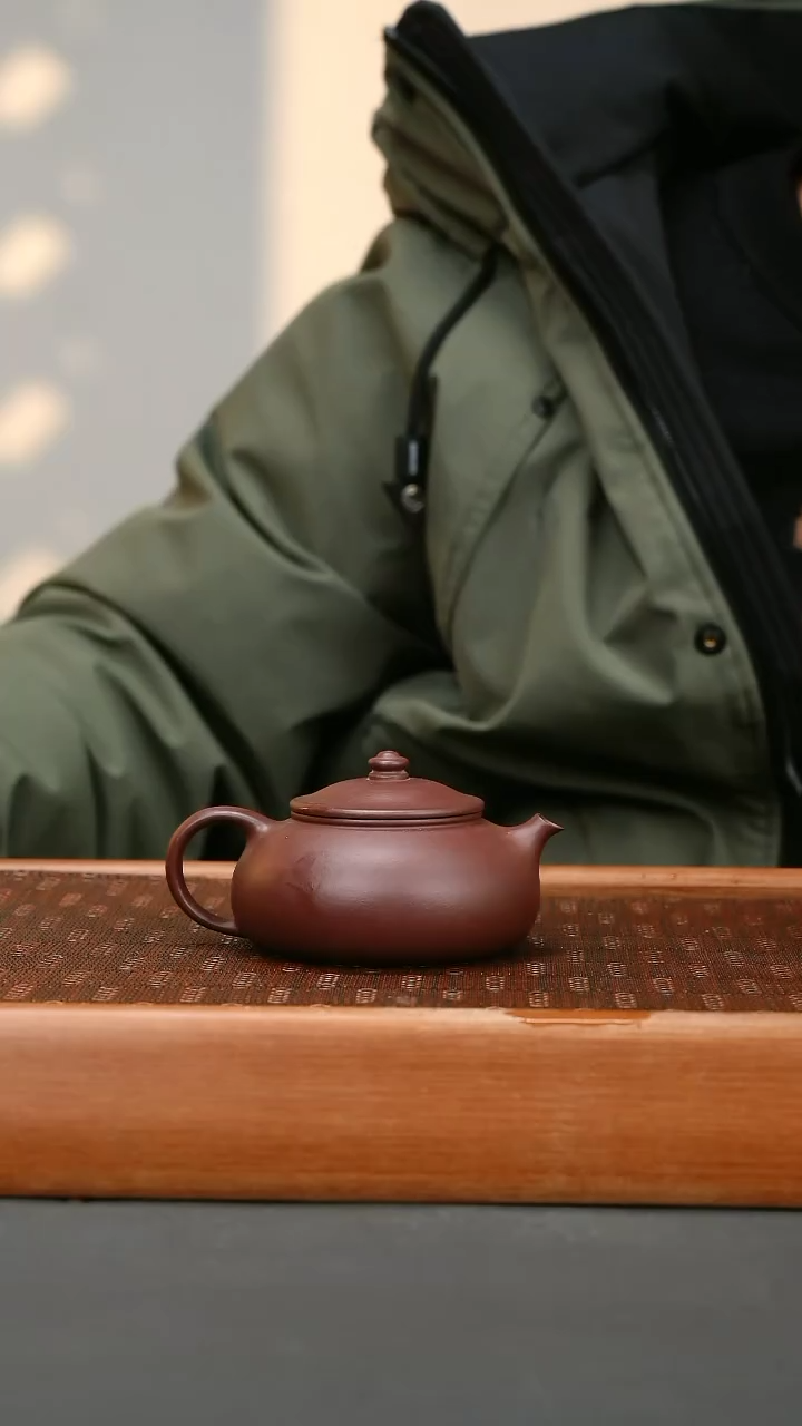 【闪购商品】紫砂茶壶cxm 紫泥 寒江