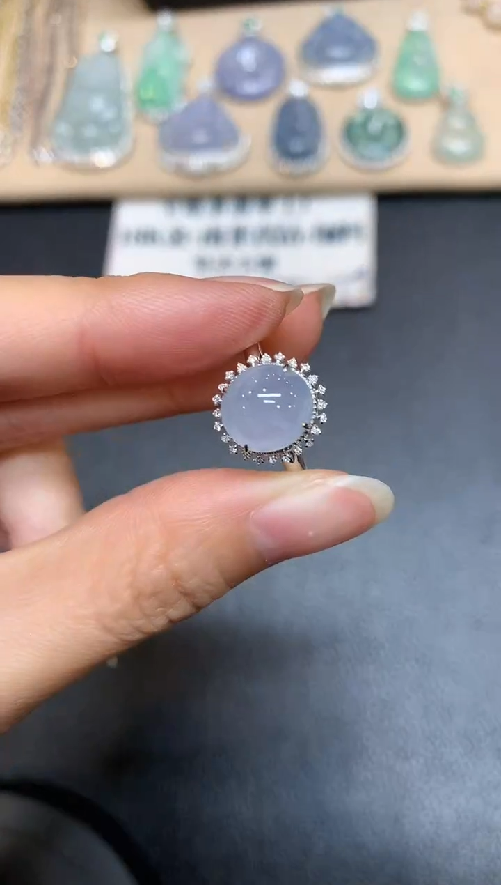 【闪购商品】翡翠戒指18K金镶嵌【无服务费