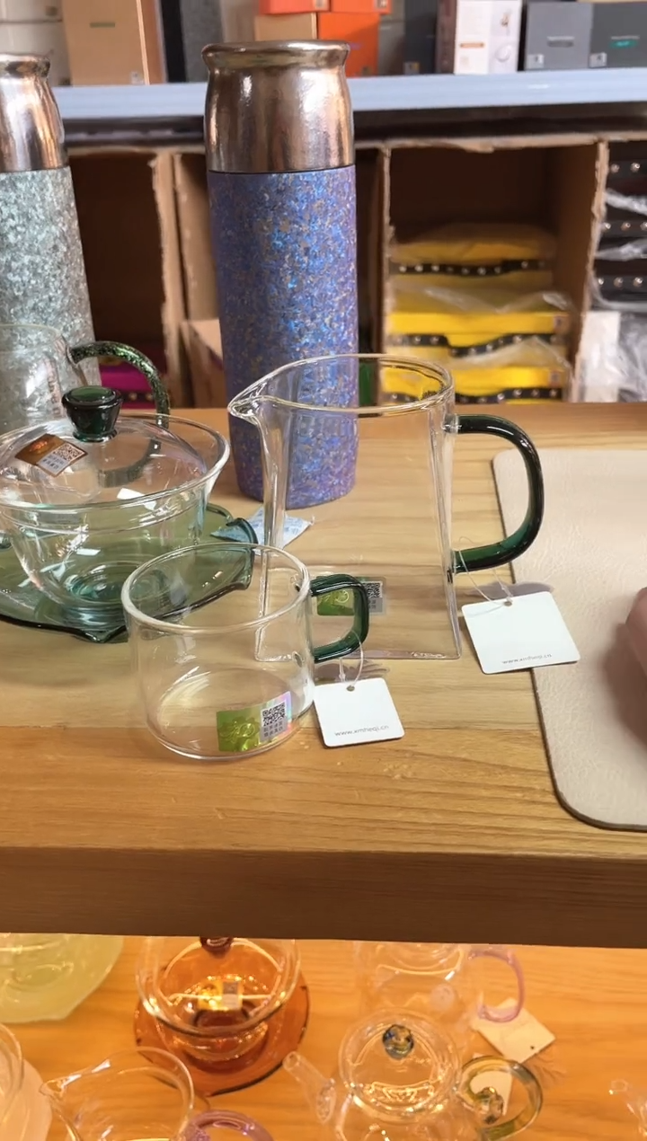 荷叶盖碗墨绿色+瀚然墨绿色+清禾杯墨绿色一只