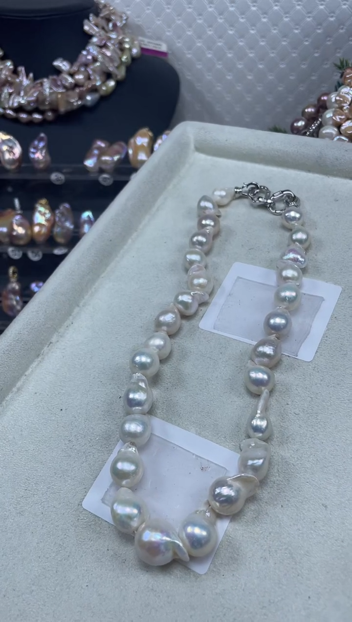 【闪购商品】淡水珍珠项链未镶嵌【纯恬珍珠】