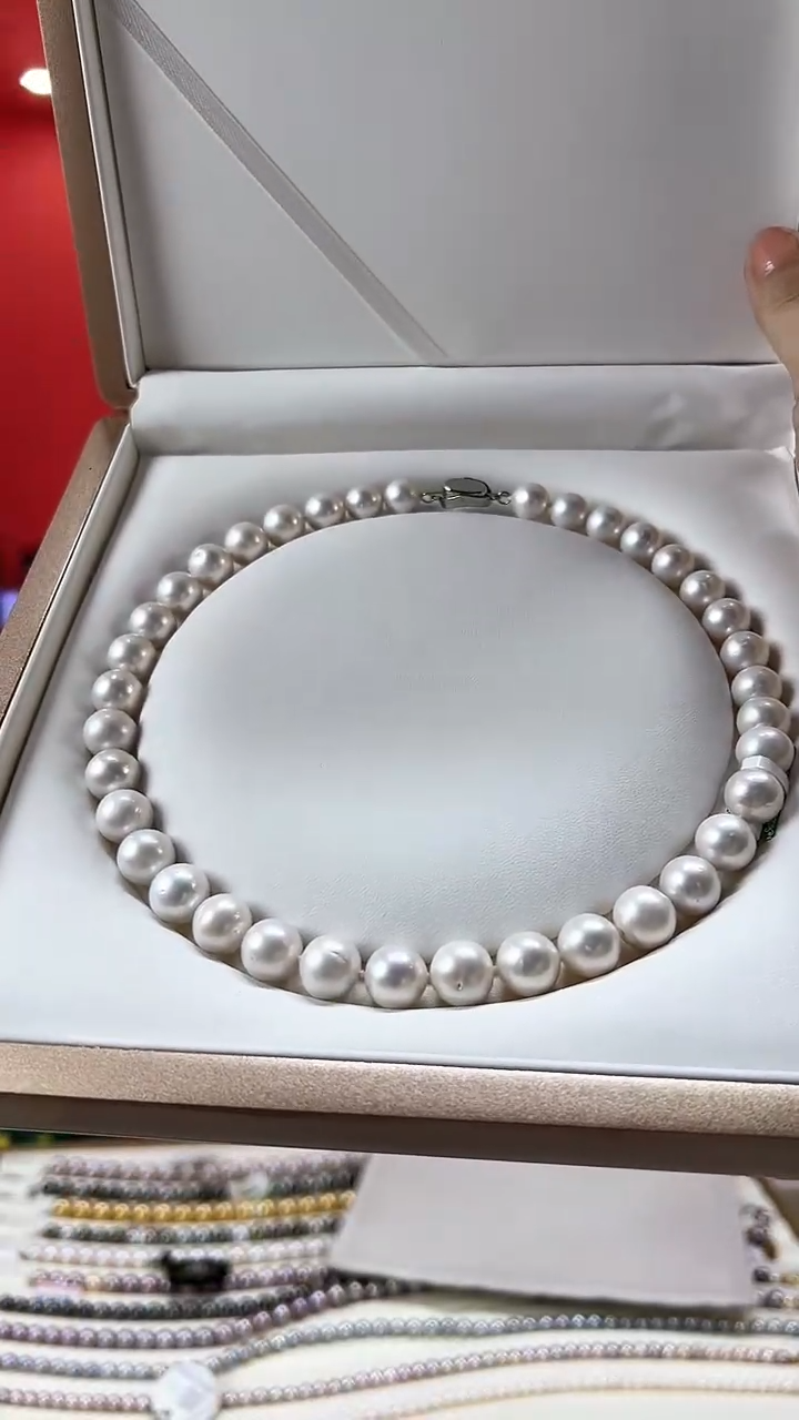 【闪购商品】淡水珍珠项链未镶嵌白雪全珠链