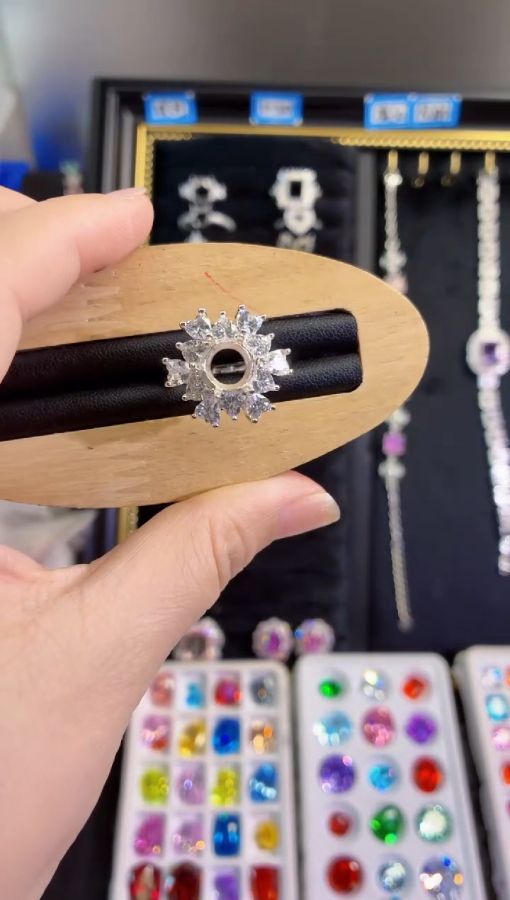 锆石铜合金12号 8*8圆形 空托