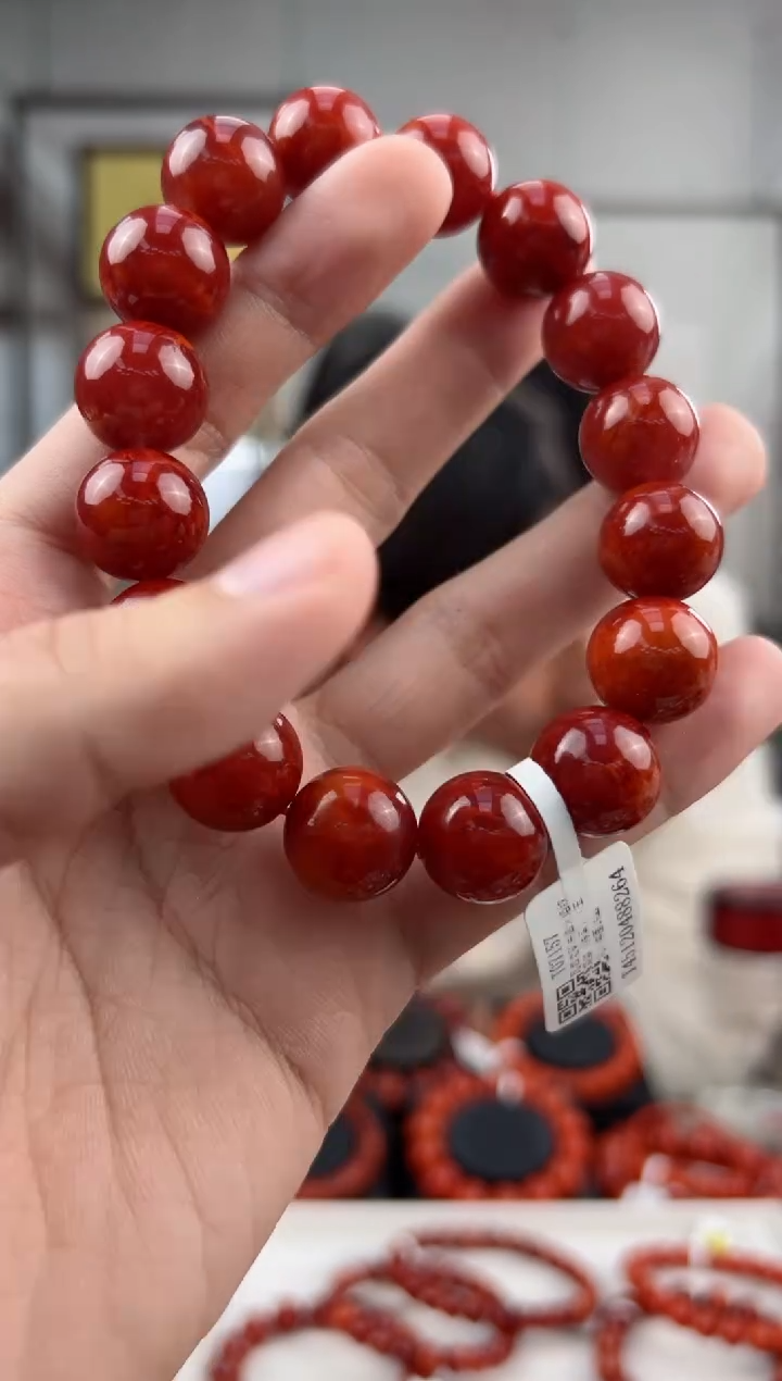 【闪购商品】南红玛瑙单圈未镶嵌@T07157@14MM