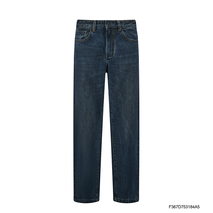 FENDILOR小怪兽25年春秋款男士直筒牛仔裤F367D753184A