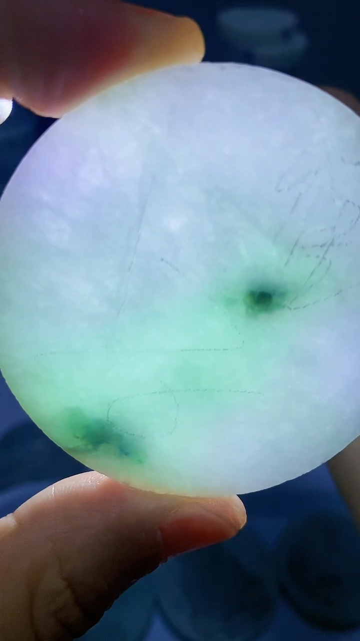 翡翠裸石翡翠裸石缅甸天然翡翠A货F4