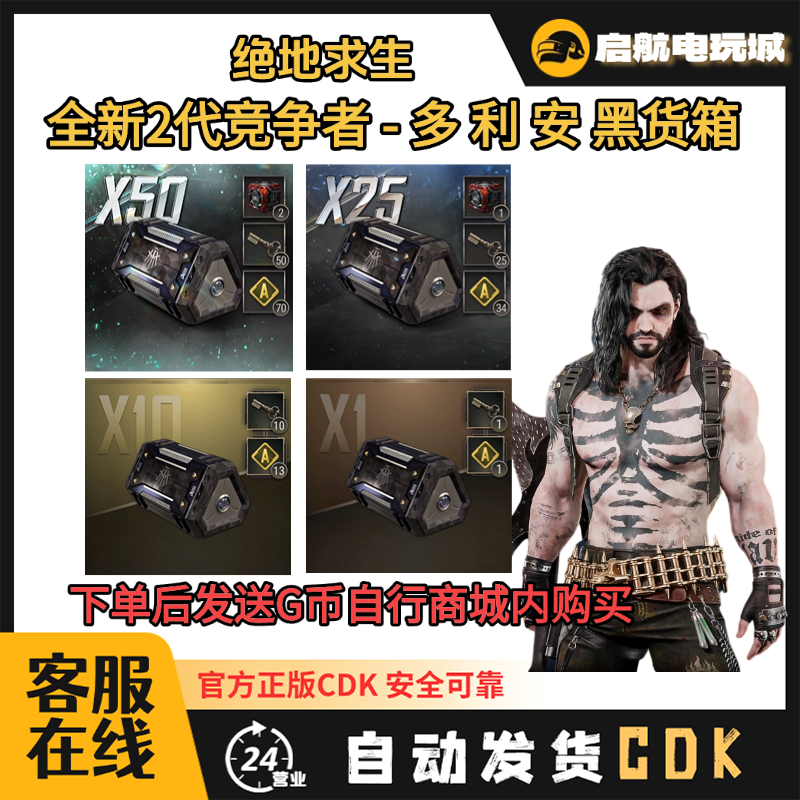 steam绝地求生PUBG 联名竞争者伊芙 档案管理员宝箱CDK【GB包】