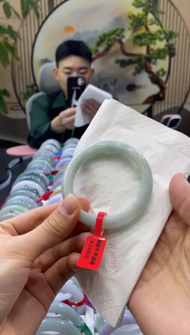 未镶嵌手镯翡翠3300