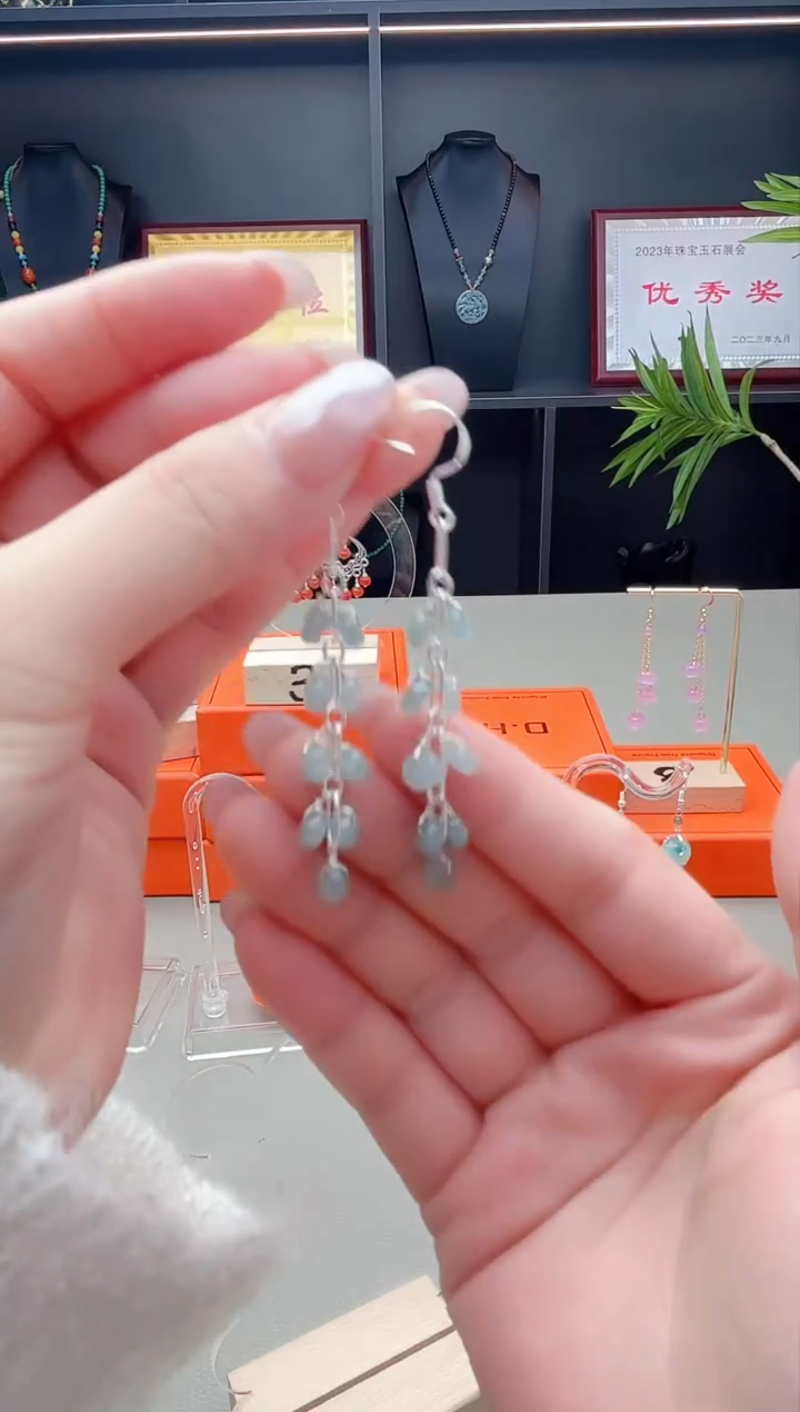 未镶嵌翡翠耳饰911
