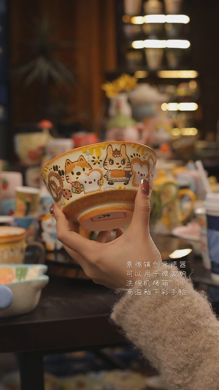 景德镇釉下彩绘设计师款式陶瓷
