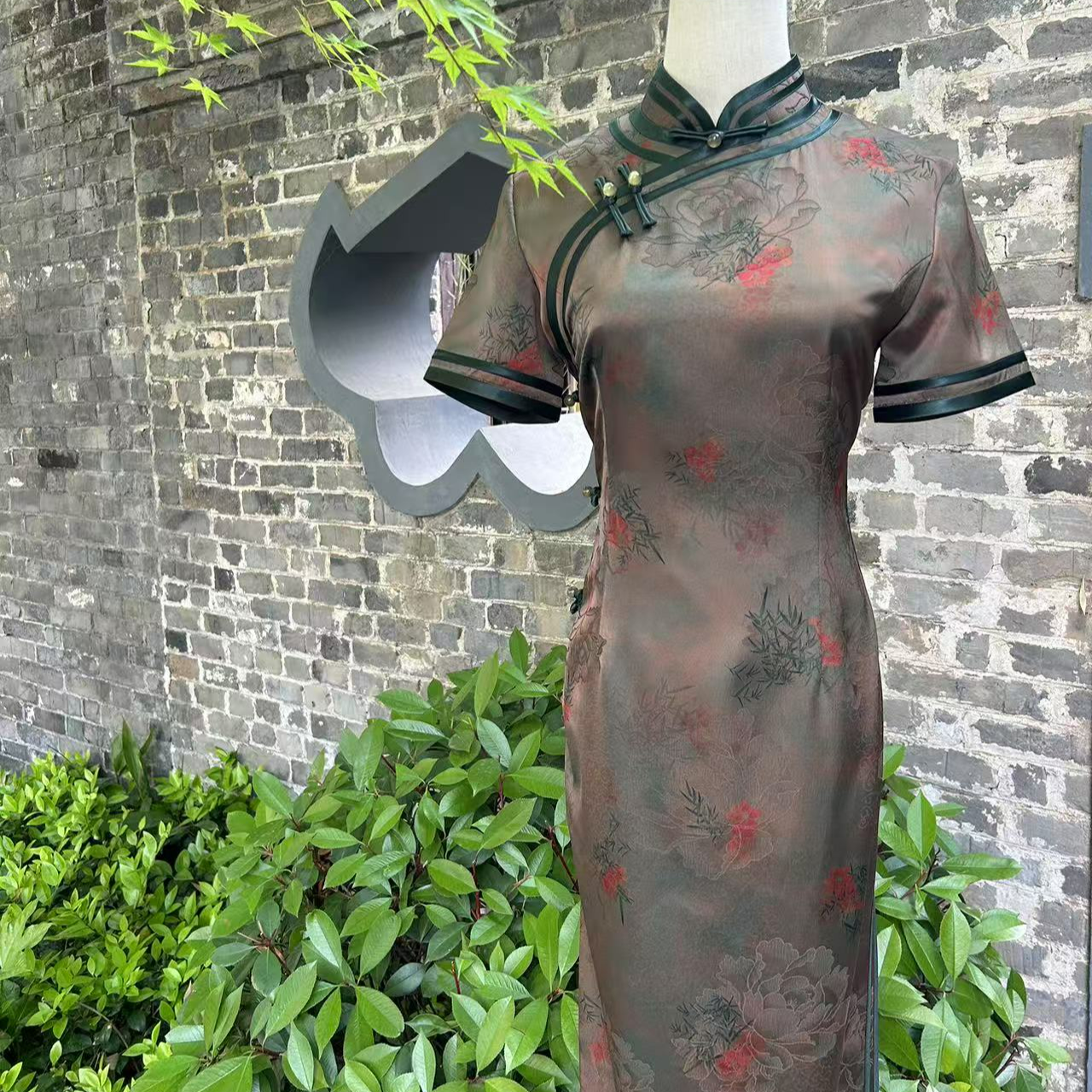 【罗秀寻香】2025年春季新款复古百搭优雅大方日常淑女旗袍