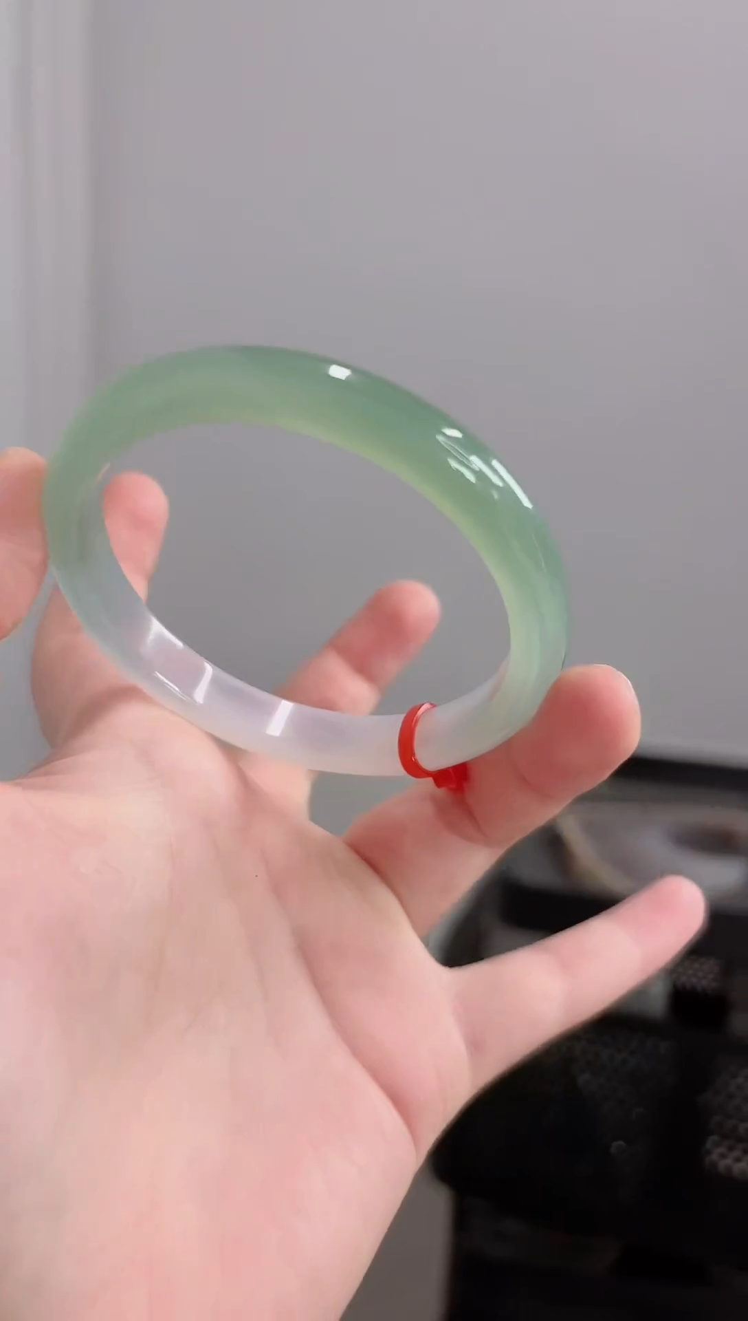 手镯玛瑙/玉髓未镶嵌58圈半山水