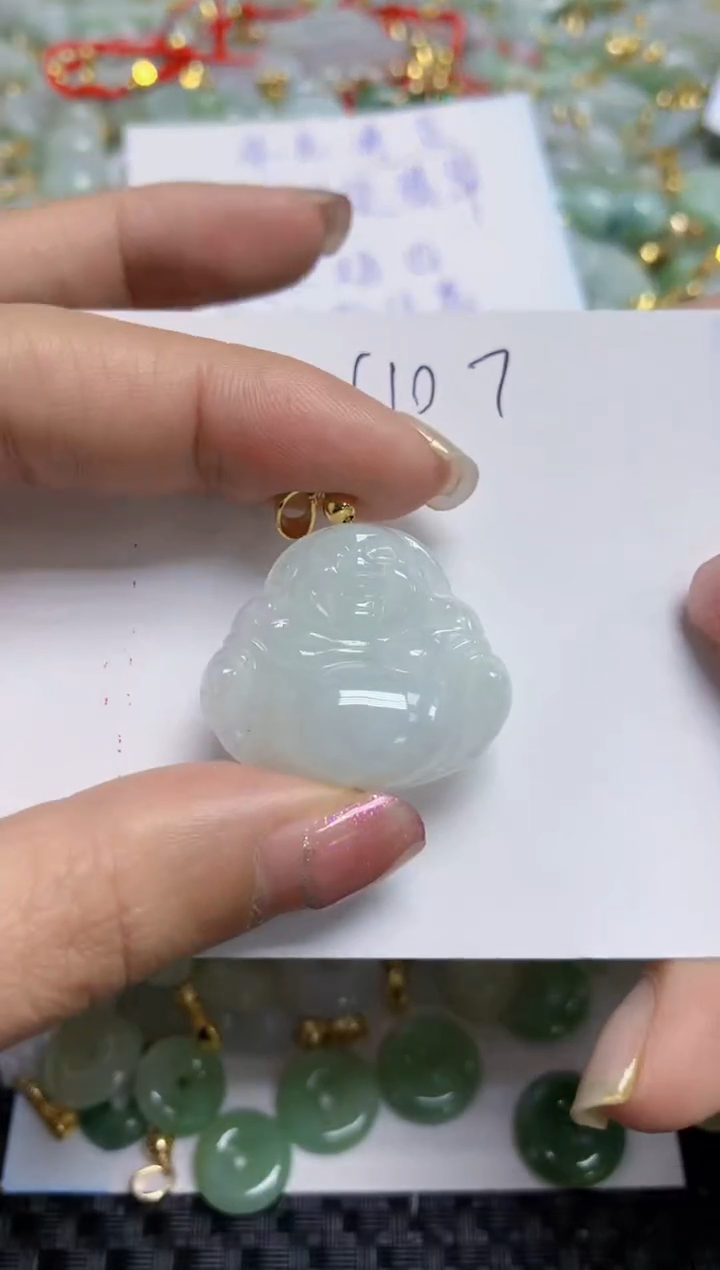 【闪购商品】翡翠颈饰合金天然A货翡翠