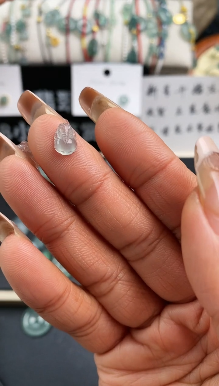 【闪购商品】翡翠裸石228平安扣~默认裸石发货