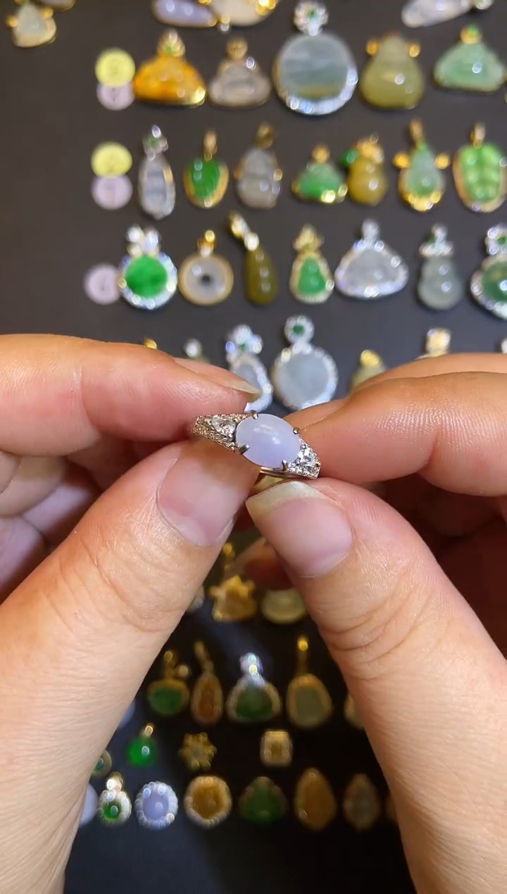 吊坠(不含链)银S925镶嵌翡翠1