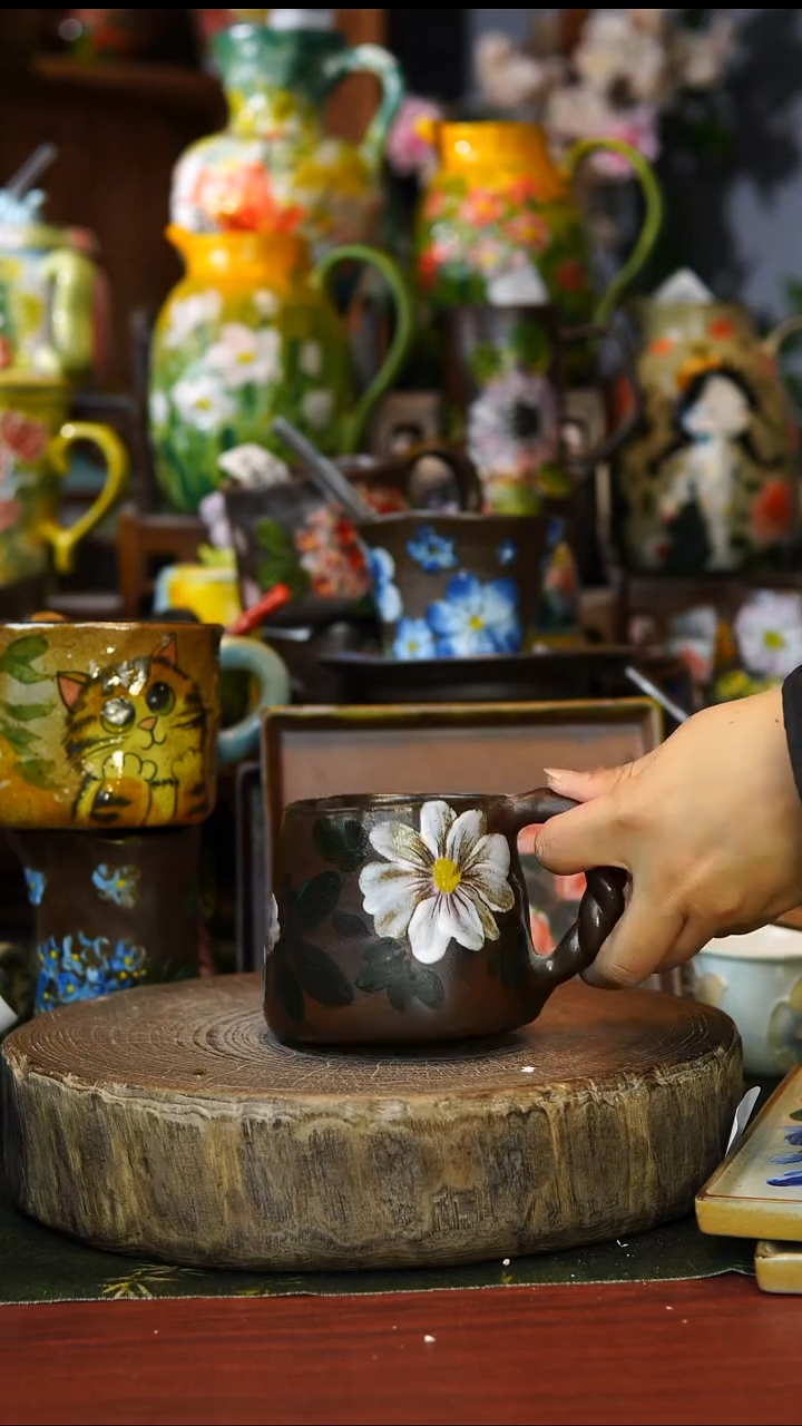 陶瓷193景德镇手工手绘釉下彩