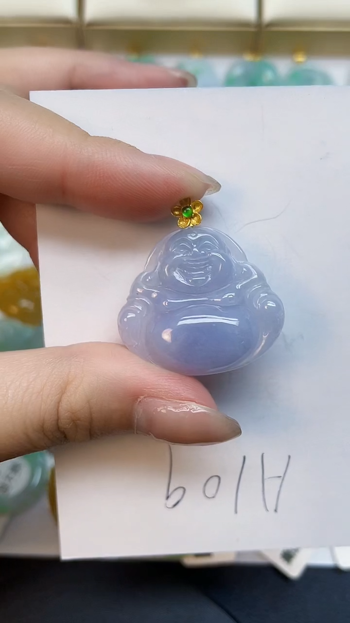 【闪购商品】翡翠颈饰18K金镶嵌00000000