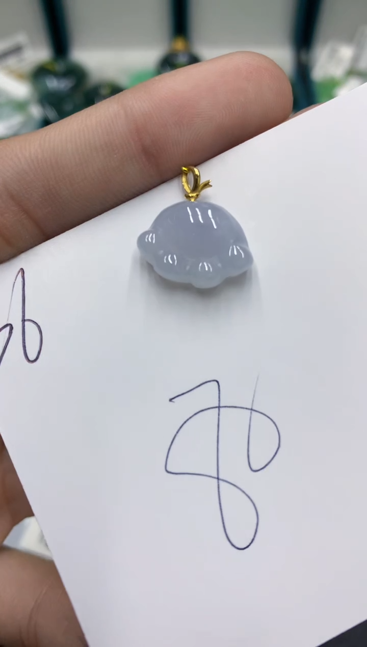 【闪购商品】翡翠颈饰18K金镶嵌翡翠