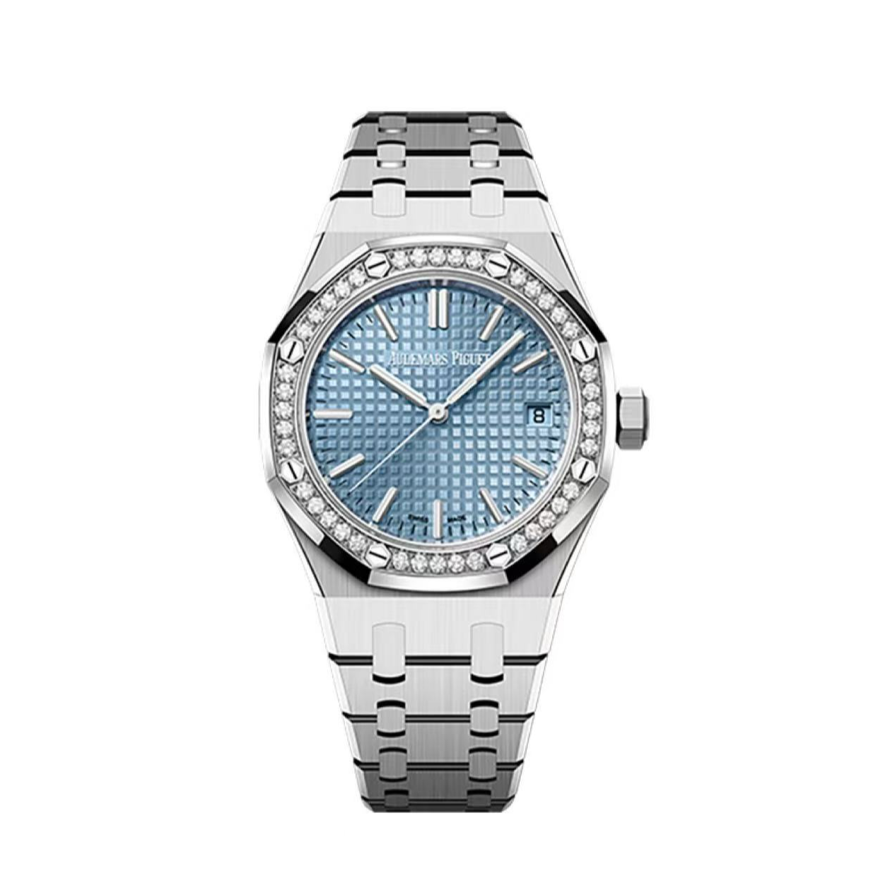 99新 Audemars Piguet/爱彼 哈奢馆/名表/15551/37mm原钻/23全套