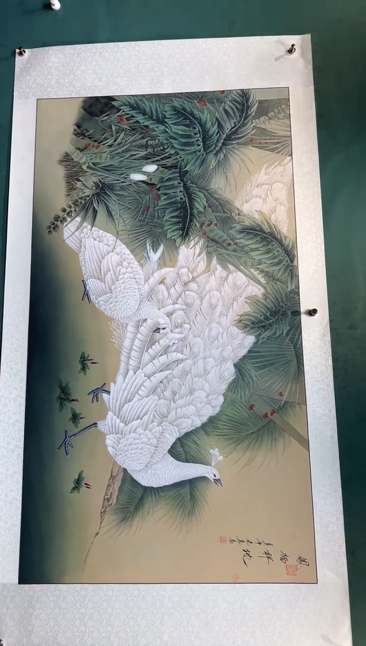 【闪购商品】国画周建真老师字画带亲笔作品