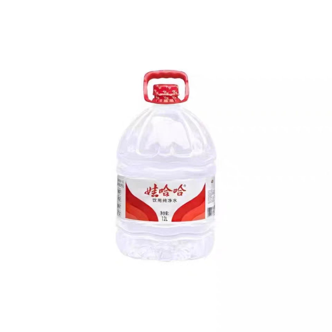 娃哈哈饮用纯净水娃哈哈桶装水12L/瓶
