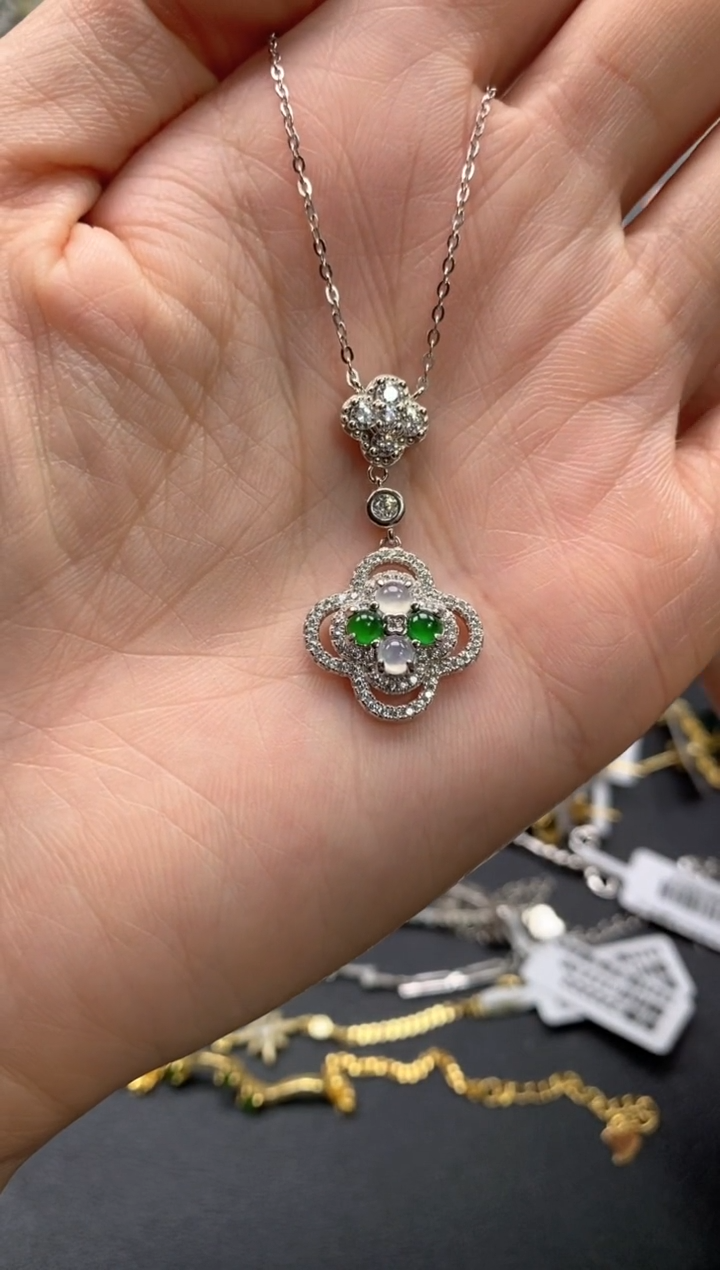 【闪购商品】翡翠戒指银S925镶嵌11111--1