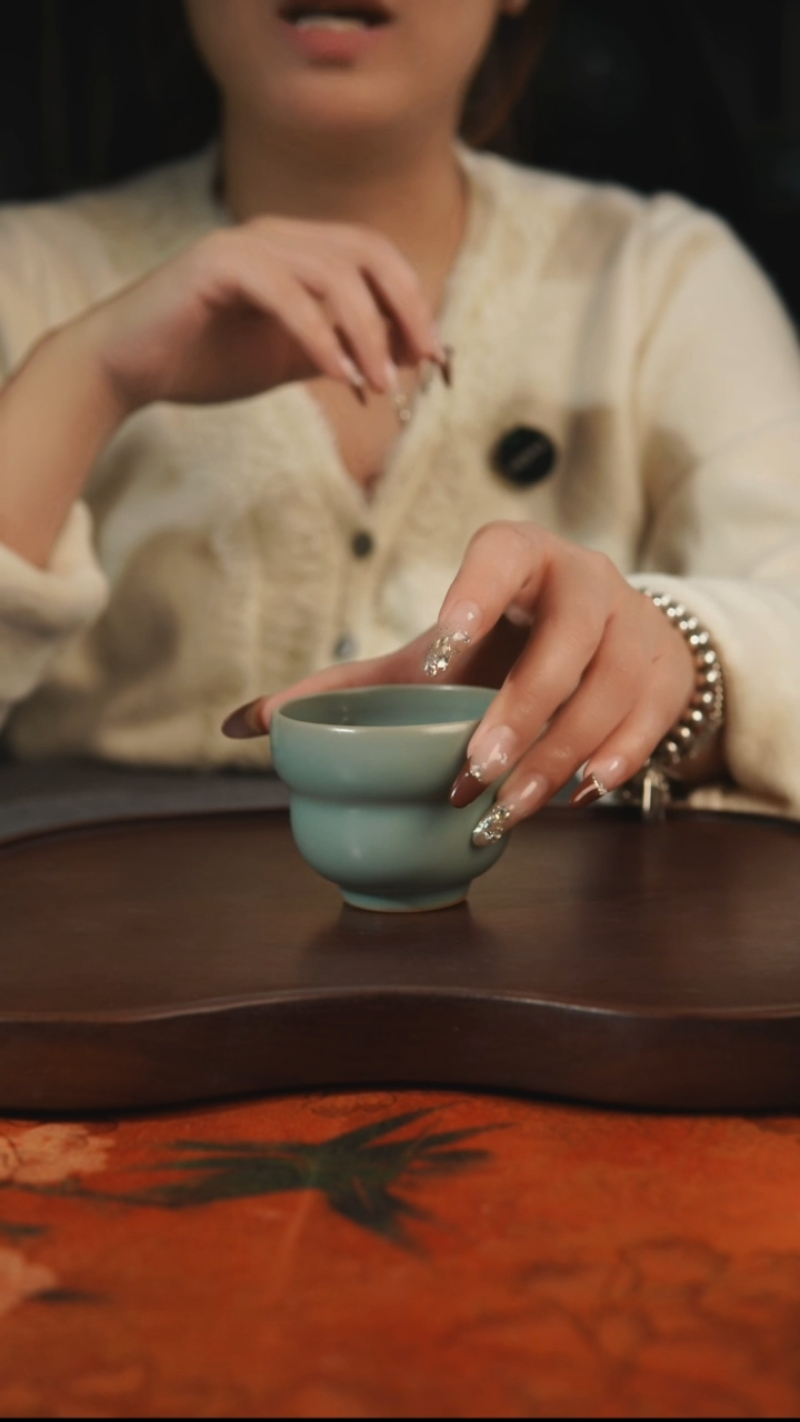 杯子瓷汝州原产地原矿仿古老釉q