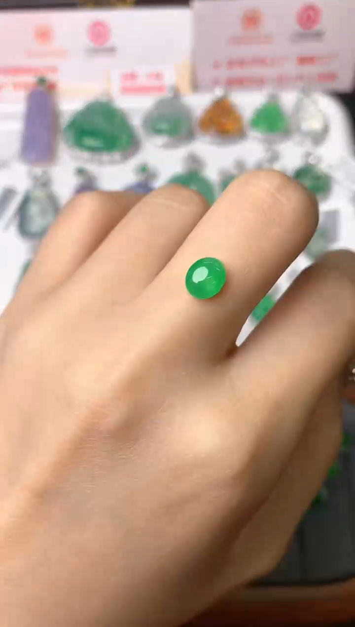 【闪购商品】定制翡翠未镶嵌裸石（镶嵌定制）