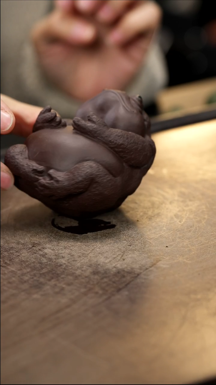 紫砂茶宠紫砂金蟾