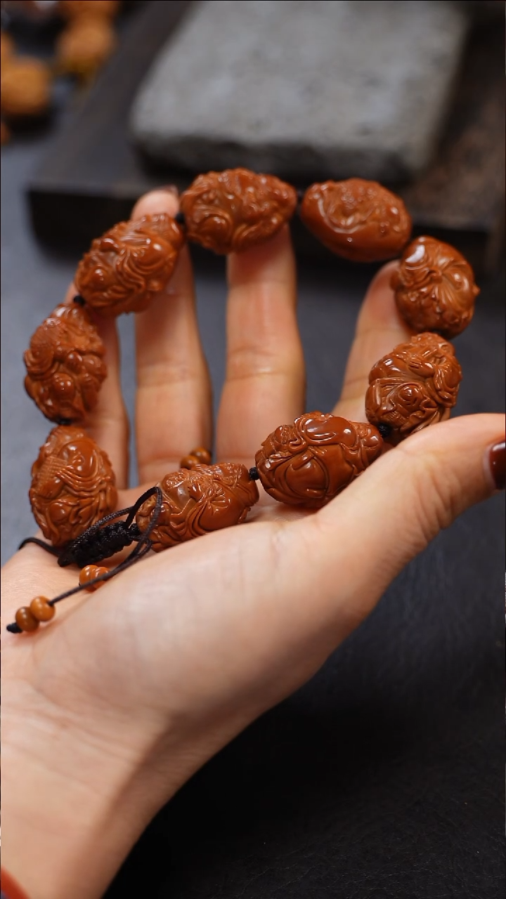 手串/手链橄榄核九林核雕文玩作品