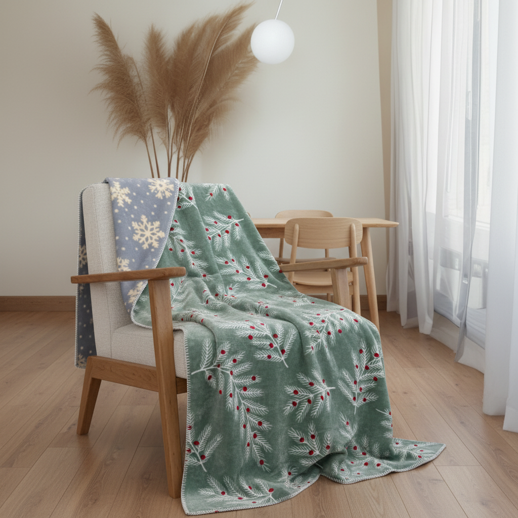 双层复合加厚牛奶绒毛绒毯印花双面款毯子毛毯冬季加绒加厚