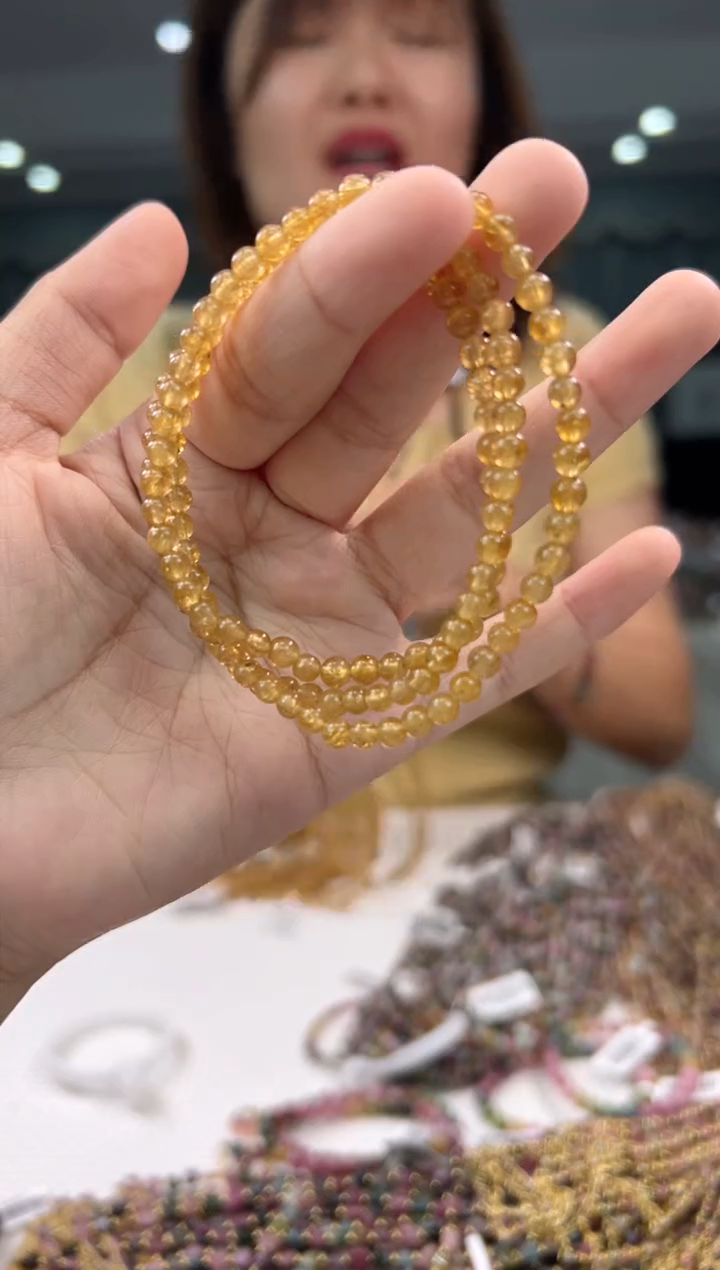 未镶嵌手链碧玺碧玺多圈/多样式发一4mm+