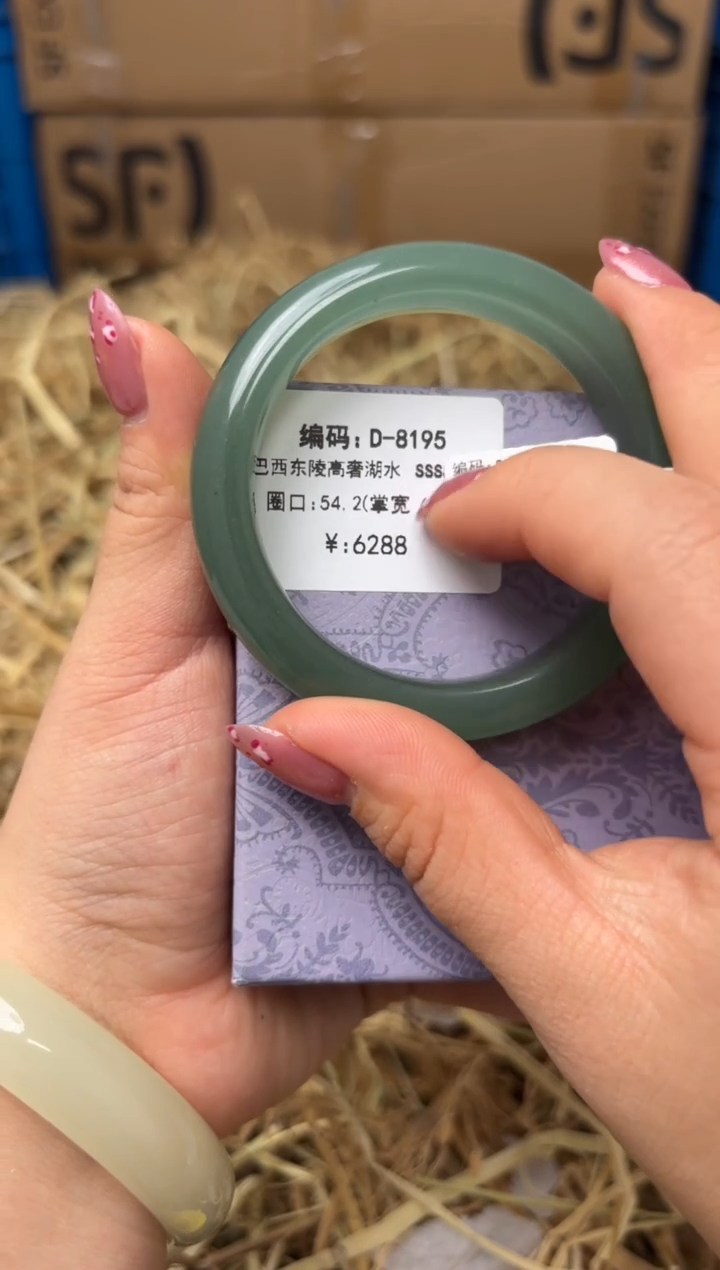 未镶嵌手镯石英质玉D-8195