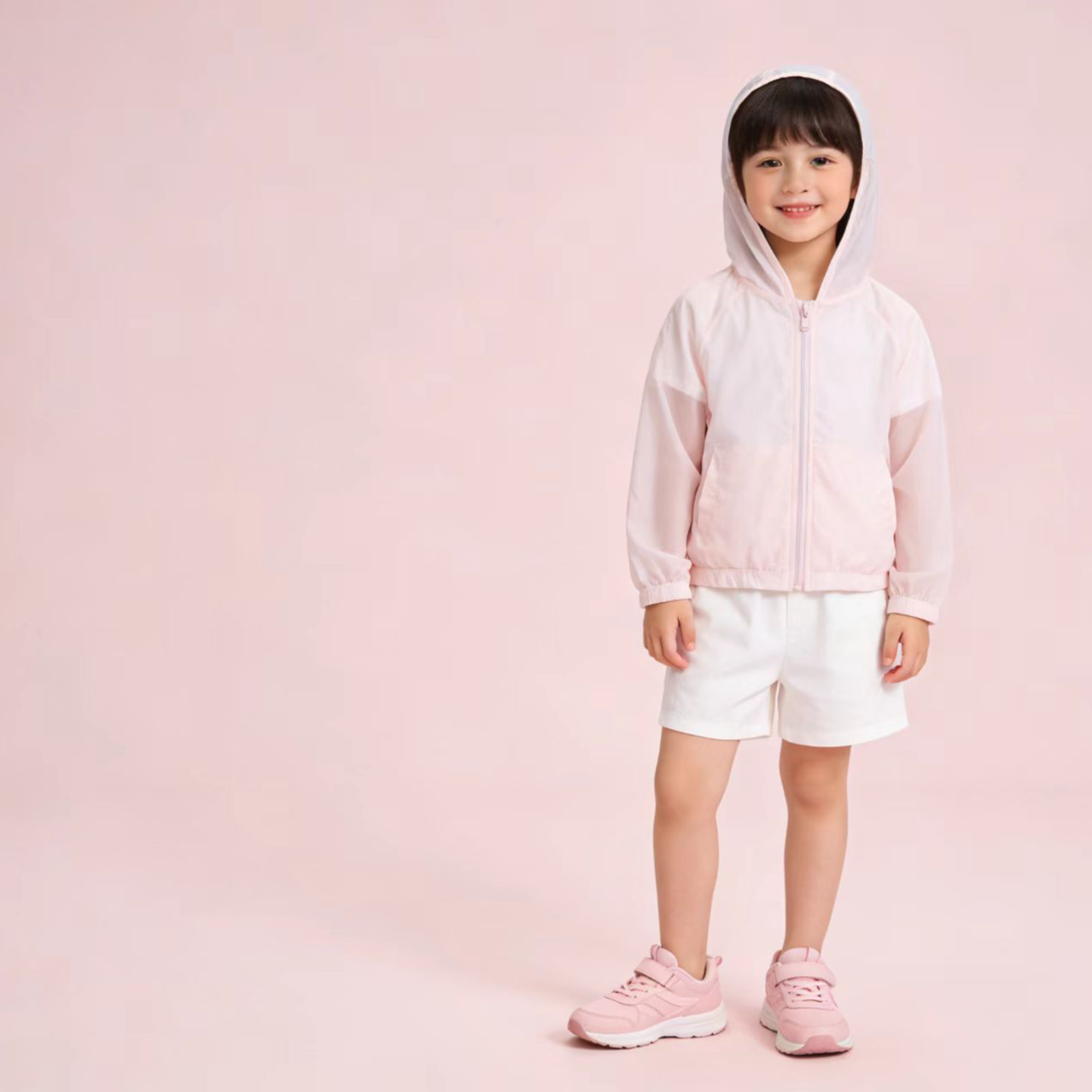 小飞象粉色防晒衣