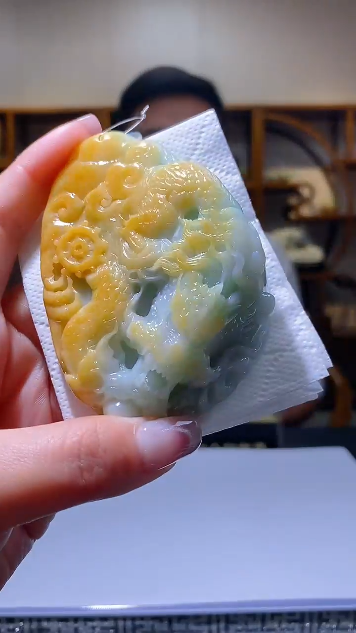 【闪购商品】定制翡翠未镶嵌36/0217/W/龙