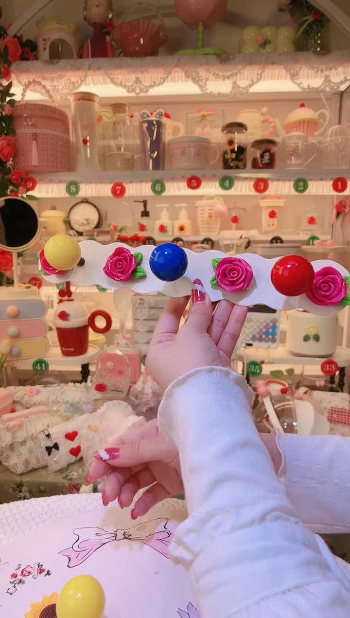 玫瑰花排钩——手工制作品质好！