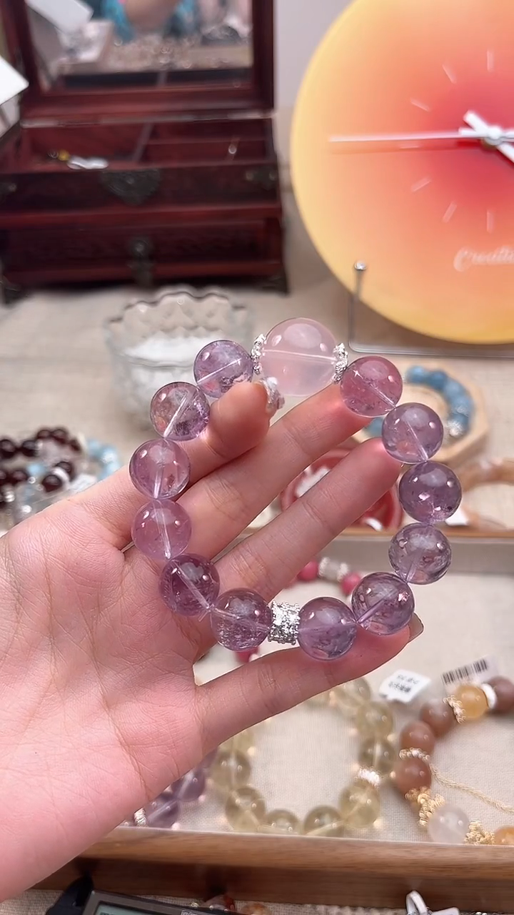 【闪购商品】水晶手链未镶嵌多样性发货发其一颜色微差