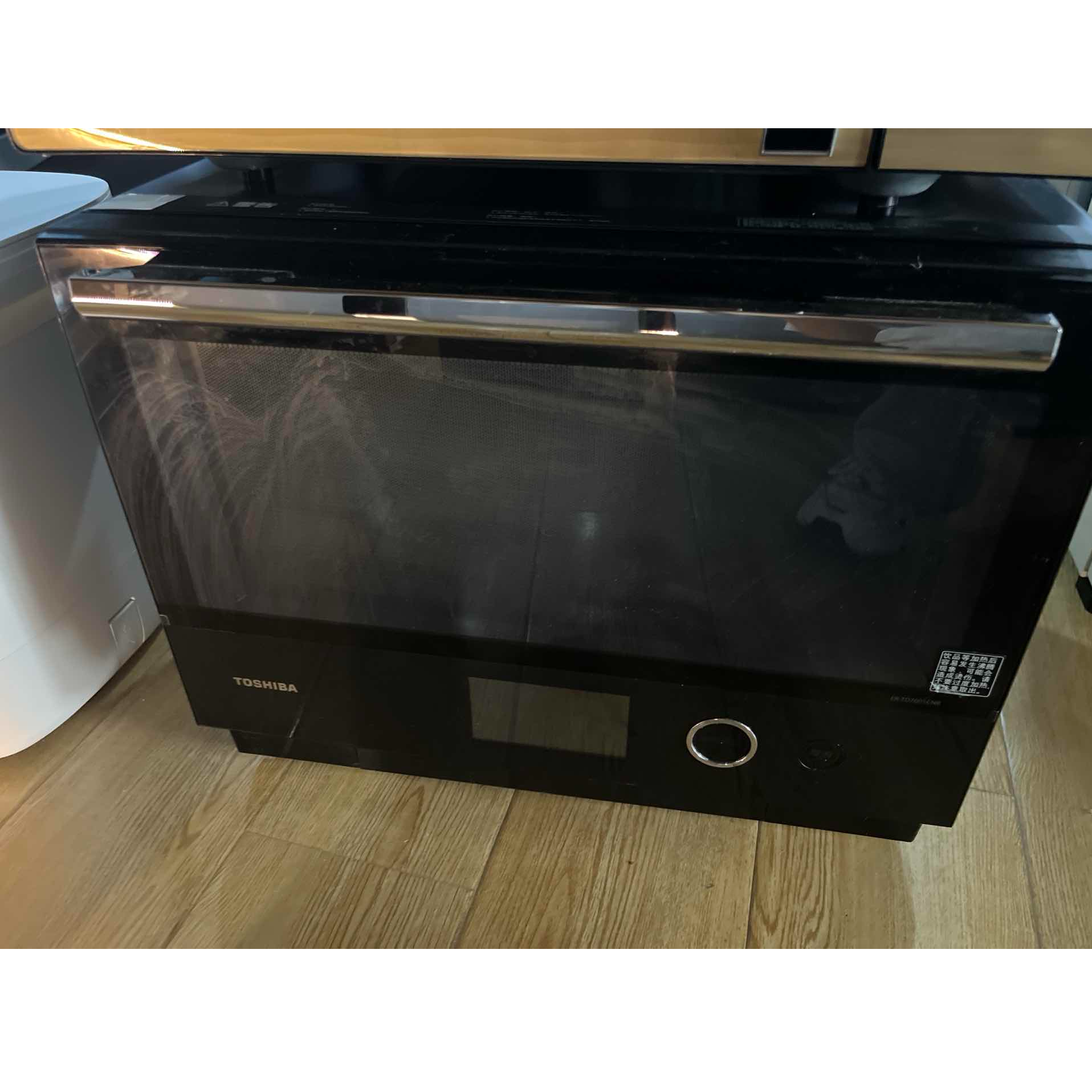 9新 TOSHIBA/东芝 【二手】武汉仓微蒸烤一体机轻微划痕功能完好